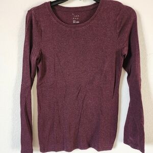 🎀 A New Day Junior's Long Sleeve Maroon Top Size: Small 🎀